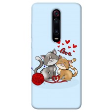 Термополіуретановий (TPU) чохол Два кота Love для Xiaomi Redmi K20 / K20 Pro / Mi9T / Mi9T Pro