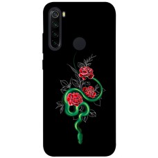 TPU чохол Demsky Snake in flowers для Xiaomi Redmi Note 8