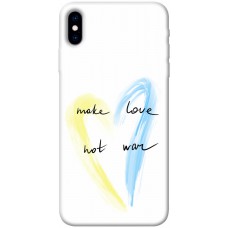 TPU чехол Demsky Make love not war для Apple iPhone X (5.8")