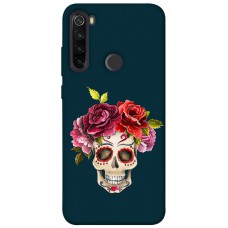 TPU чохол Demsky Flower skull для Xiaomi Redmi Note 8T