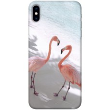 TPU чохол Demsky Flamingos для Apple iPhone XS (5.8")
