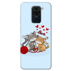 TPU чохол Demsky Два кота Love для Xiaomi Redmi Note 9 / Redmi 10X