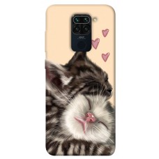 TPU чехол Demsky Cats love для Xiaomi Redmi Note 9 / Redmi 10X