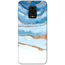 TPU чохол Demsky Небесно-золотой мрамор для Xiaomi Redmi Note 9s / Note 9 Pro / Note 9 Pro Max