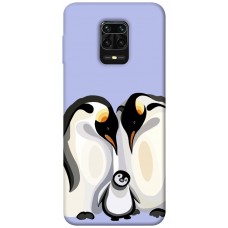 TPU чохол Demsky Penguin family для Xiaomi Redmi Note 9s / Note 9 Pro / Note 9 Pro Max