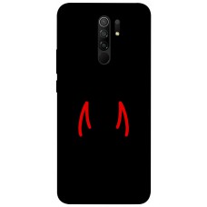 TPU чохол Demsky Red horns для Xiaomi Redmi 9