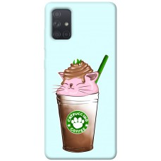 TPU чехол Demsky Catpuccino для Samsung Galaxy A71