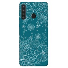 TPU чехол Demsky Botanical illustration для Samsung Galaxy A21