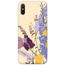 TPU чохол Demsky Flowers art для Xiaomi Redmi 9A