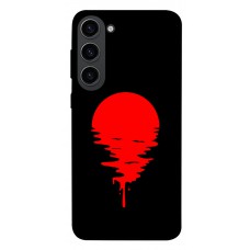 TPU чехол Demsky Red Moon для Samsung Galaxy S23