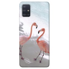 TPU чохол Demsky Flamingos для Samsung Galaxy M51