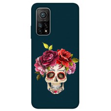 TPU чохол Demsky Flower skull для Xiaomi Mi 10T