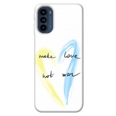 TPU чохол Demsky Make love not war для Motorola Moto G41