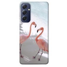TPU чохол Demsky Flamingos для Samsung Galaxy M54 5G