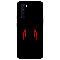 TPU чехол Demsky Red horns для OnePlus Nord