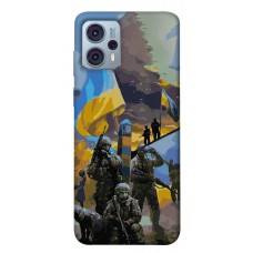 TPU чохол Demsky Faith in Ukraine 3 для Motorola Moto G23