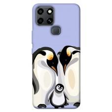 TPU чехол Demsky Penguin family для Infinix Smart 6