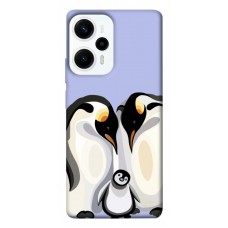 TPU чохол Demsky Penguin family для Xiaomi Poco F5 Pro