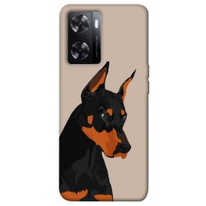 TPU чехол Demsky Doberman для Oppo A57s