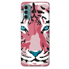 TPU чехол Demsky Pink tiger для Motorola Moto G60