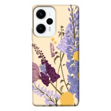 TPU чехол Demsky Flowers art для Xiaomi Poco F5 Pro