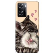 TPU чехол Demsky Cats love для Oppo A57s