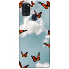 TPU чохол Demsky Summer butterfly для Samsung Galaxy A21s