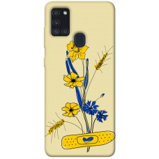 TPU чохол Demsky Українські квіточки для Samsung Galaxy A21s