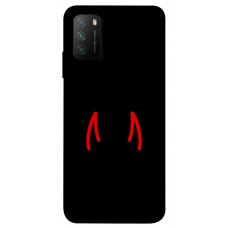 TPU чохол Demsky Red horns для Xiaomi Poco M3