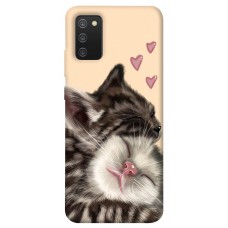 TPU чохол Demsky Cats love для Samsung Galaxy A02s