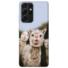 TPU чохол Demsky Funny llamas для Samsung Galaxy S21 Ultra