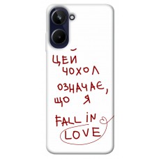 TPU чехол Demsky Fall in love для Realme 10 4G