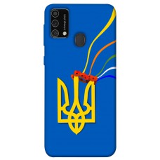 TPU чохол Demsky Квітучий герб для Samsung Galaxy M21s