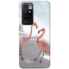 TPU чохол Demsky Flamingos для Xiaomi Redmi 10