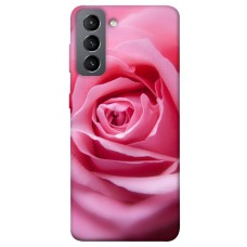 TPU чохол Demsky Розовый бутон для Samsung Galaxy S21 FE