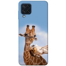 TPU чохол Demsky Милые жирафы для Samsung Galaxy M22