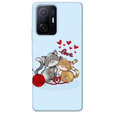 TPU чохол Demsky Два кота Love для Xiaomi 11T / 11T Pro