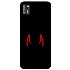 TPU чохол Demsky Red horns для TECNO POP 4 Pro