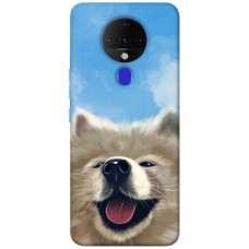 TPU чохол Demsky Samoyed husky для TECNO Spark 6