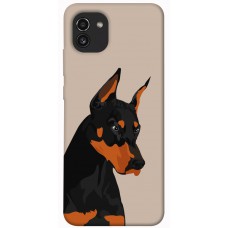 TPU чехол Demsky Doberman для Samsung Galaxy A03