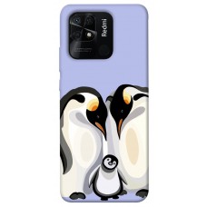 TPU чехол Demsky Penguin family для Xiaomi Redmi 10C