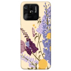 TPU чехол Demsky Flowers art для Xiaomi Redmi 10C