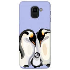 TPU чохол Demsky Penguin family для Samsung J600F Galaxy J6 (2018)