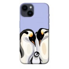 TPU чохол Demsky Penguin family для Apple iPhone 14 (6.1")