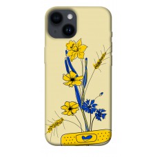TPU чохол Demsky Українські квіточки для Apple iPhone 14 (6.1")