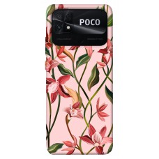 TPU чохол Demsky Floral motifs для Xiaomi Poco C40