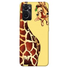 TPU чохол Demsky Cool giraffe для Oppo A76 4G