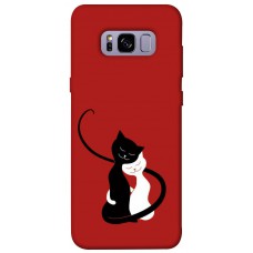 TPU чохол Demsky Влюбленные коты для Samsung G955 Galaxy S8 Plus