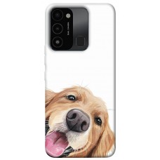 TPU чохол Demsky Funny dog для TECNO Spark 8C