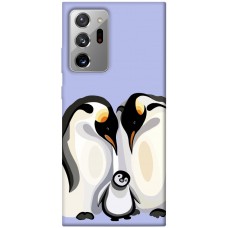 TPU чохол Demsky Penguin family для Samsung Galaxy Note 20 Ultra